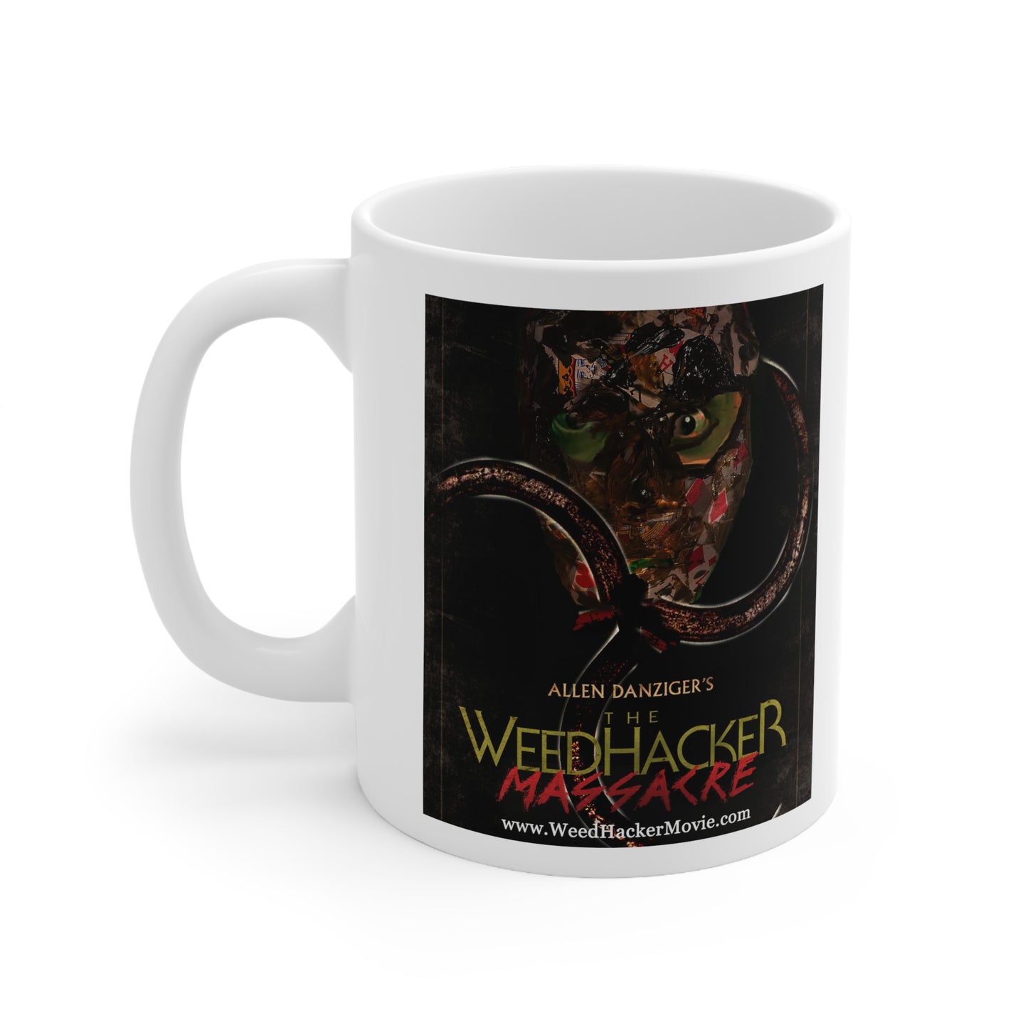 White WeedHacker Massacre Ceramic Mug 11oz