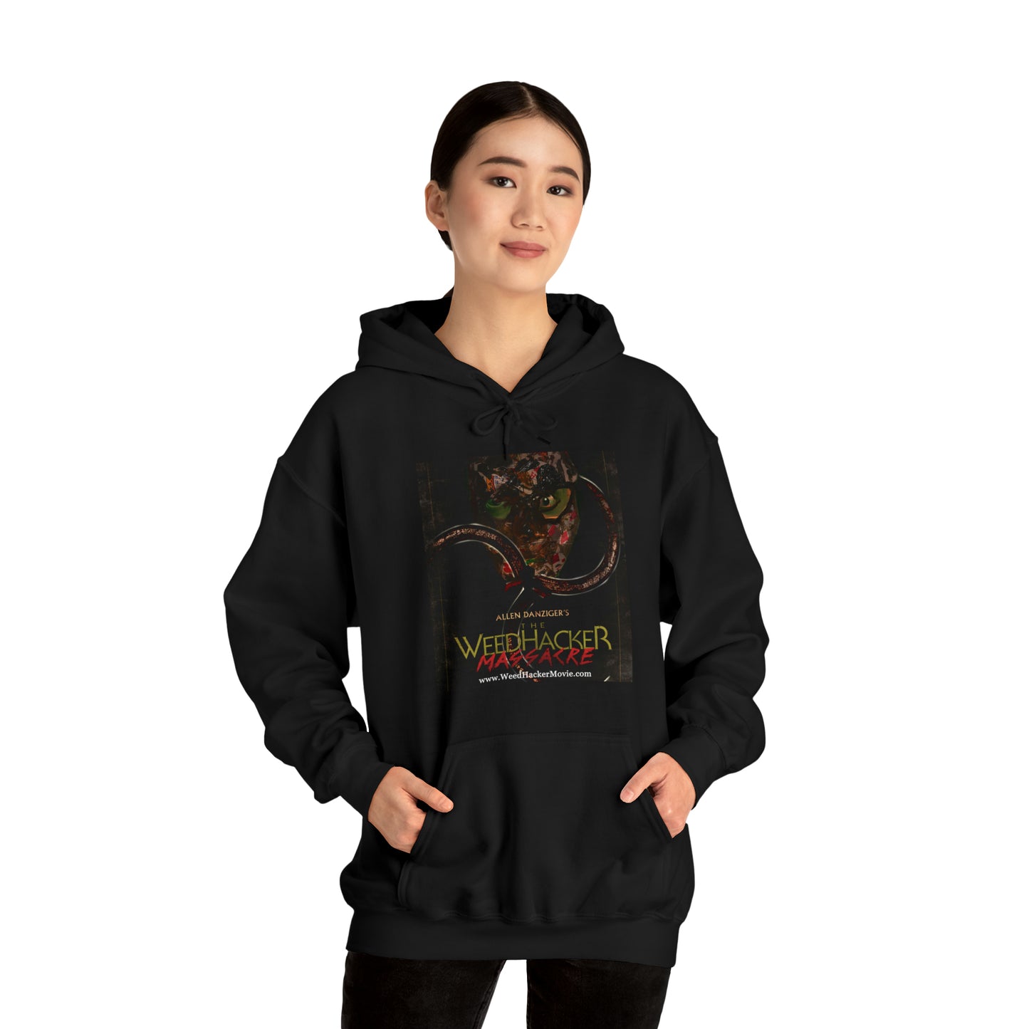 The WeedHacker Massacre Unisex Heavy Blend™ Hooded Sweatshirt