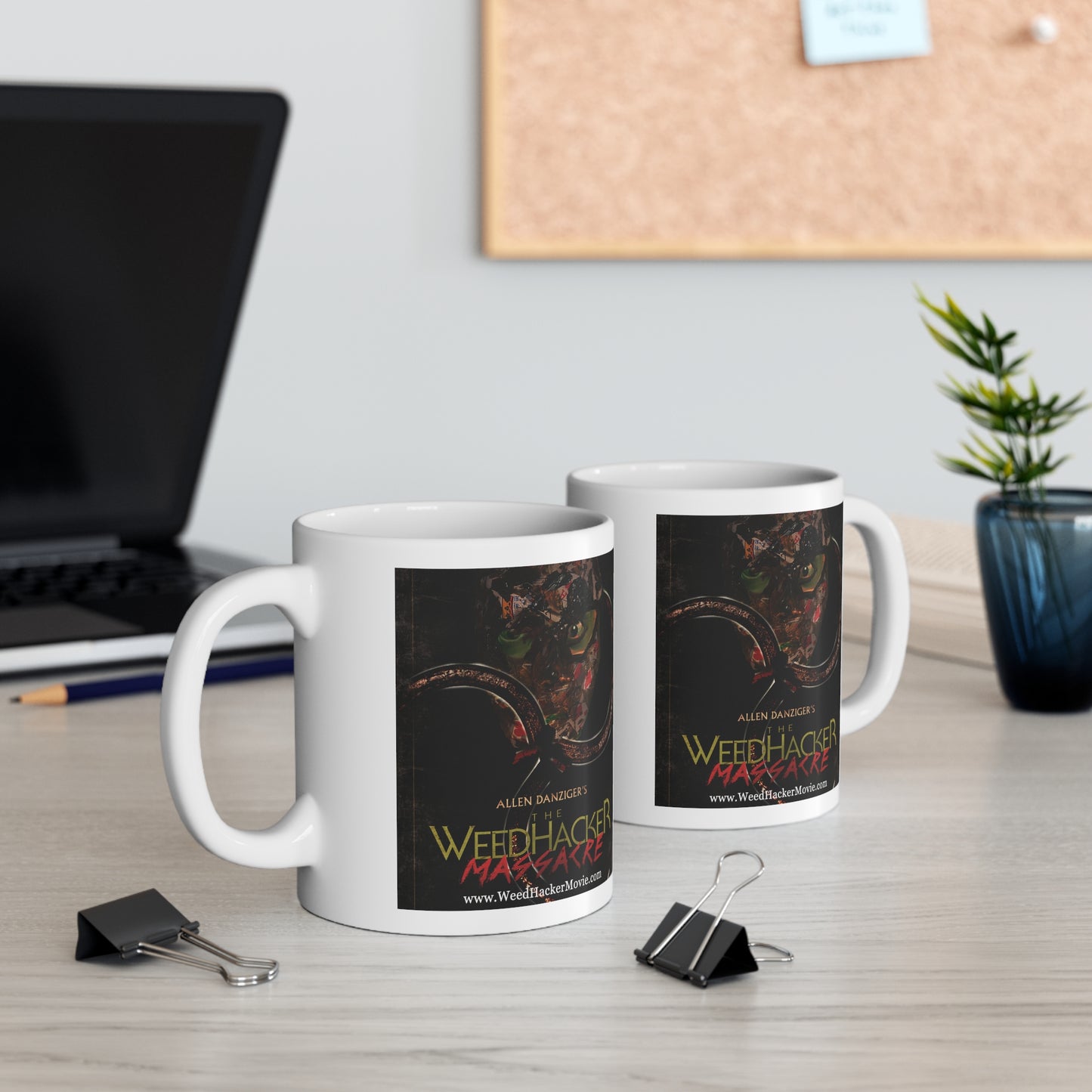 White WeedHacker Massacre Ceramic Mug 11oz