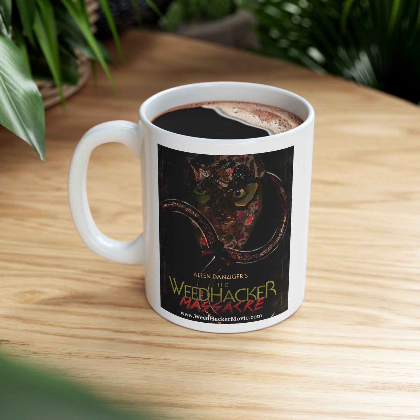 White WeedHacker Massacre Ceramic Mug 11oz