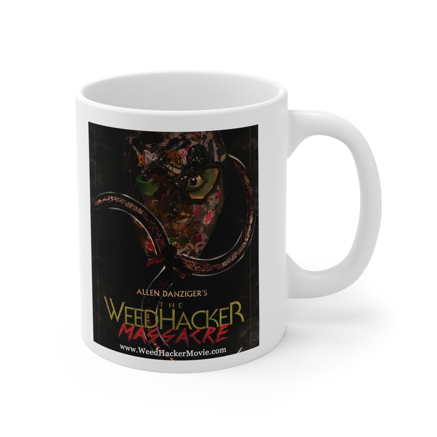 White WeedHacker Massacre Ceramic Mug 11oz