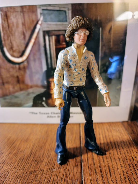 Texas Chainsaw Massacre "Chainsaw Jerry" Action Figure - Autographed Certificate