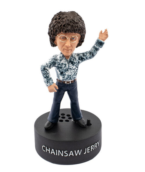 Texas Chainsaw Massacre "Chainsaw Jerry" Bobblehead - AUTOGRAPHED