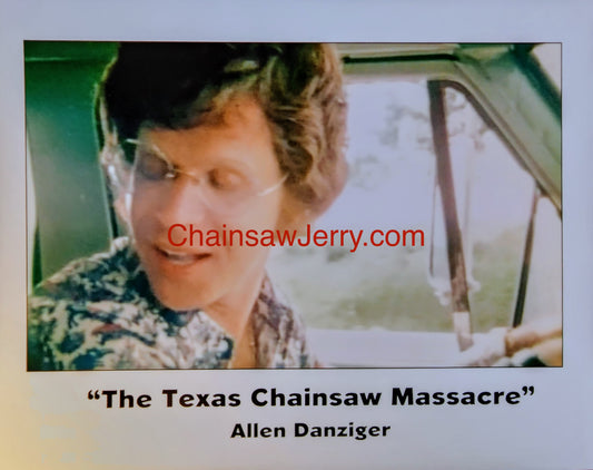 Texas Chainsaw Massacre "Jerry the Van Driver" Photo Signed by Allen Danziger
