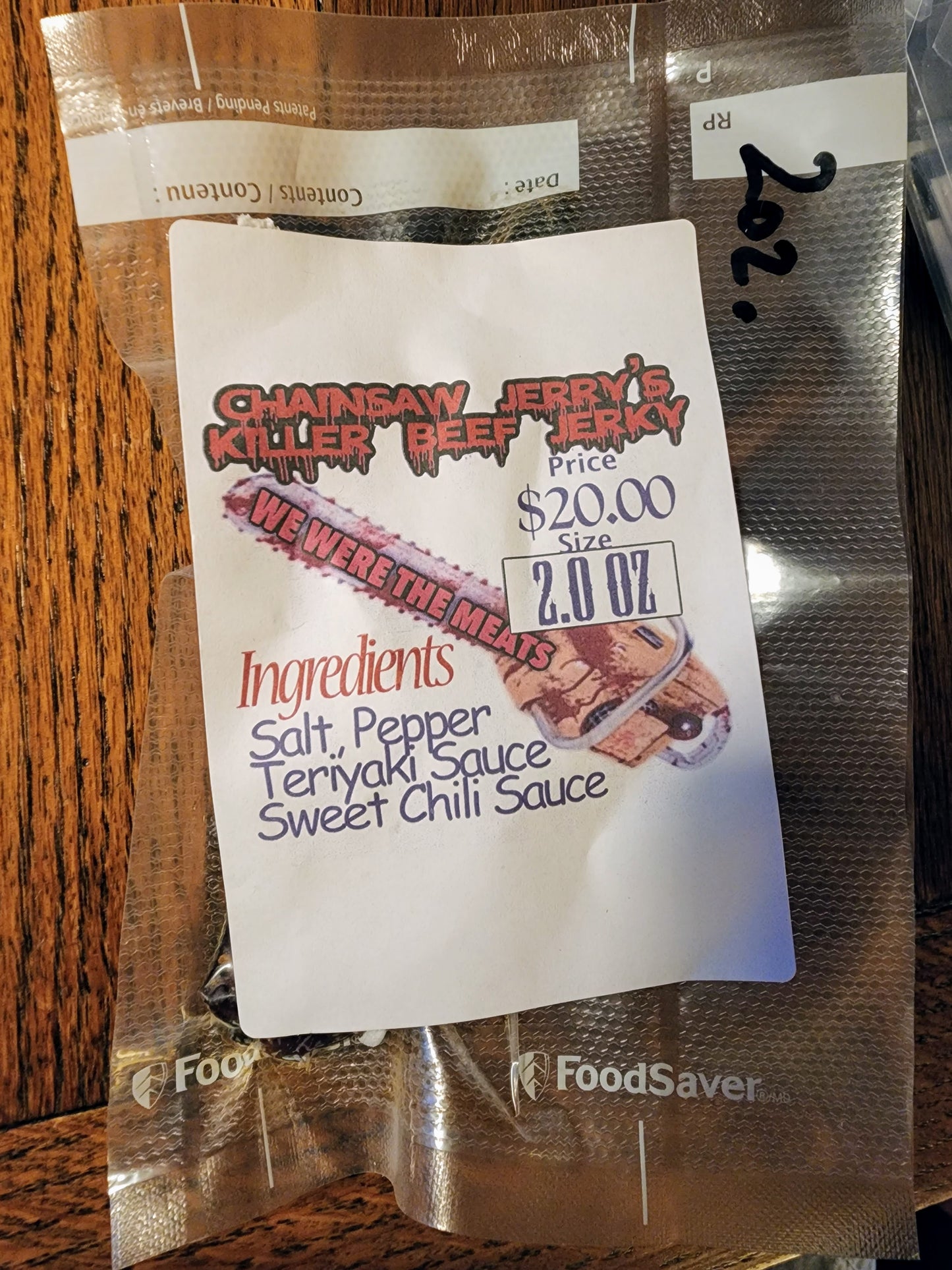 Chainsaw Jerry's Killer Beef Jerky