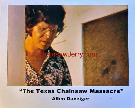 Texas Chainsaw Massacre "Jerry on the Porch" Photo Signed by Allen Danziger