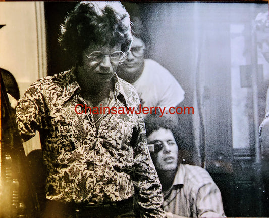 Texas Chainsaw Massacre "Shooting" Photo Signed by Allen Danziger