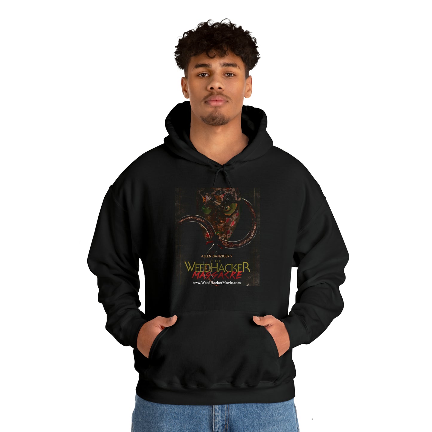 The WeedHacker Massacre Unisex Heavy Blend™ Hooded Sweatshirt